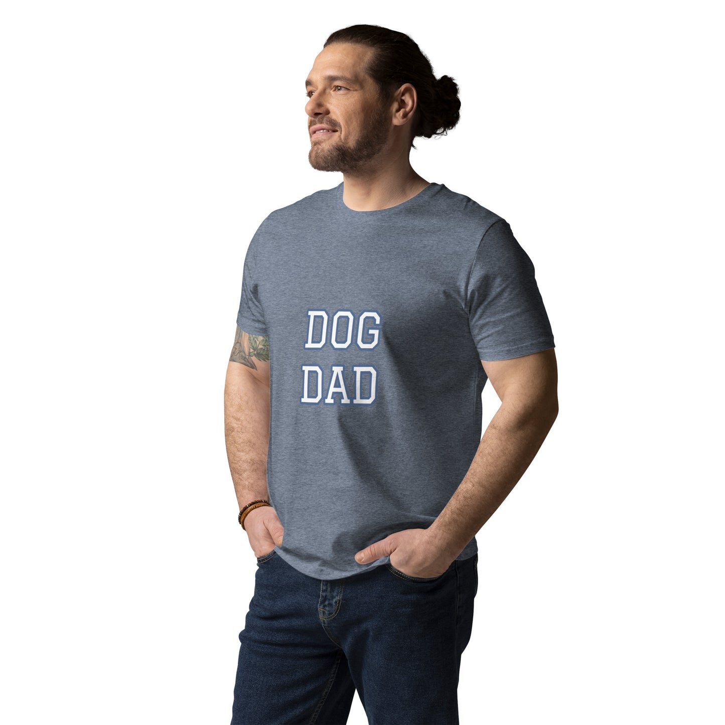 DOG DAD Unisex organic cotton t-shirt