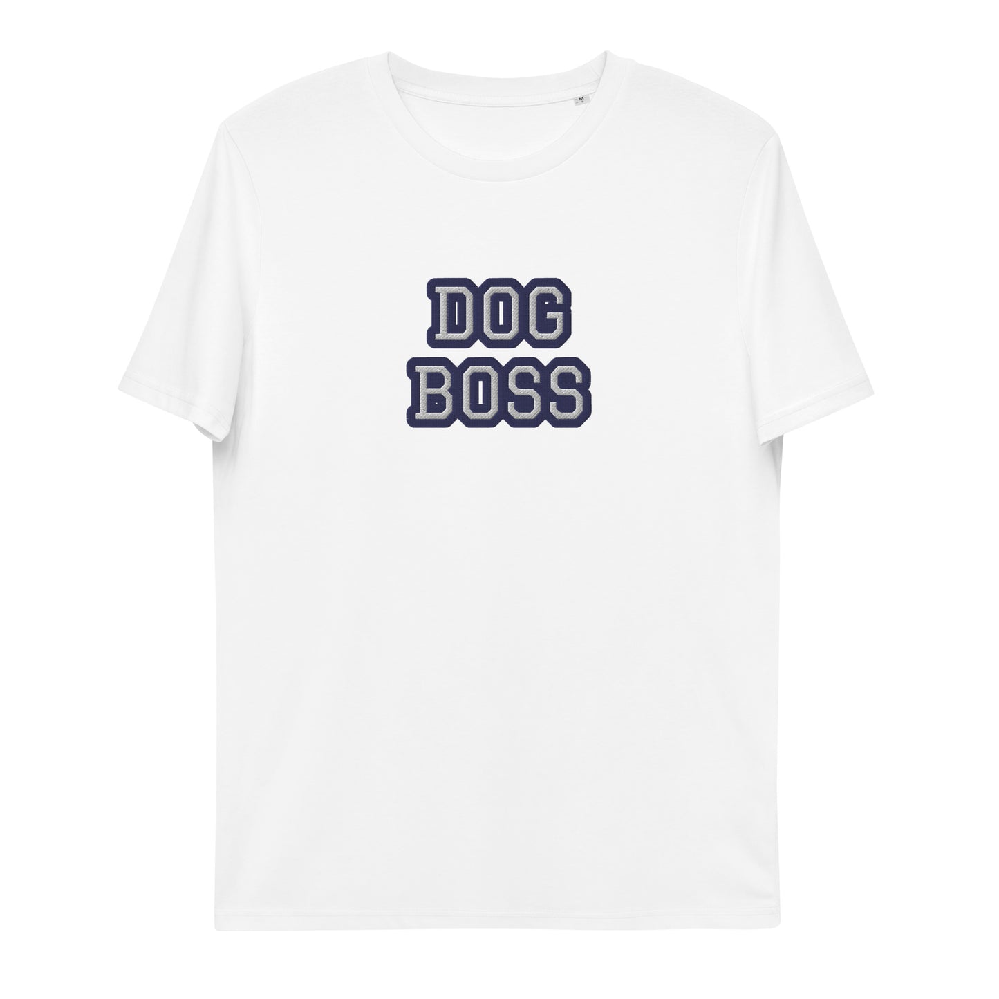 DOG BOSS EMBROIDERY SHIRT-100% COTTON