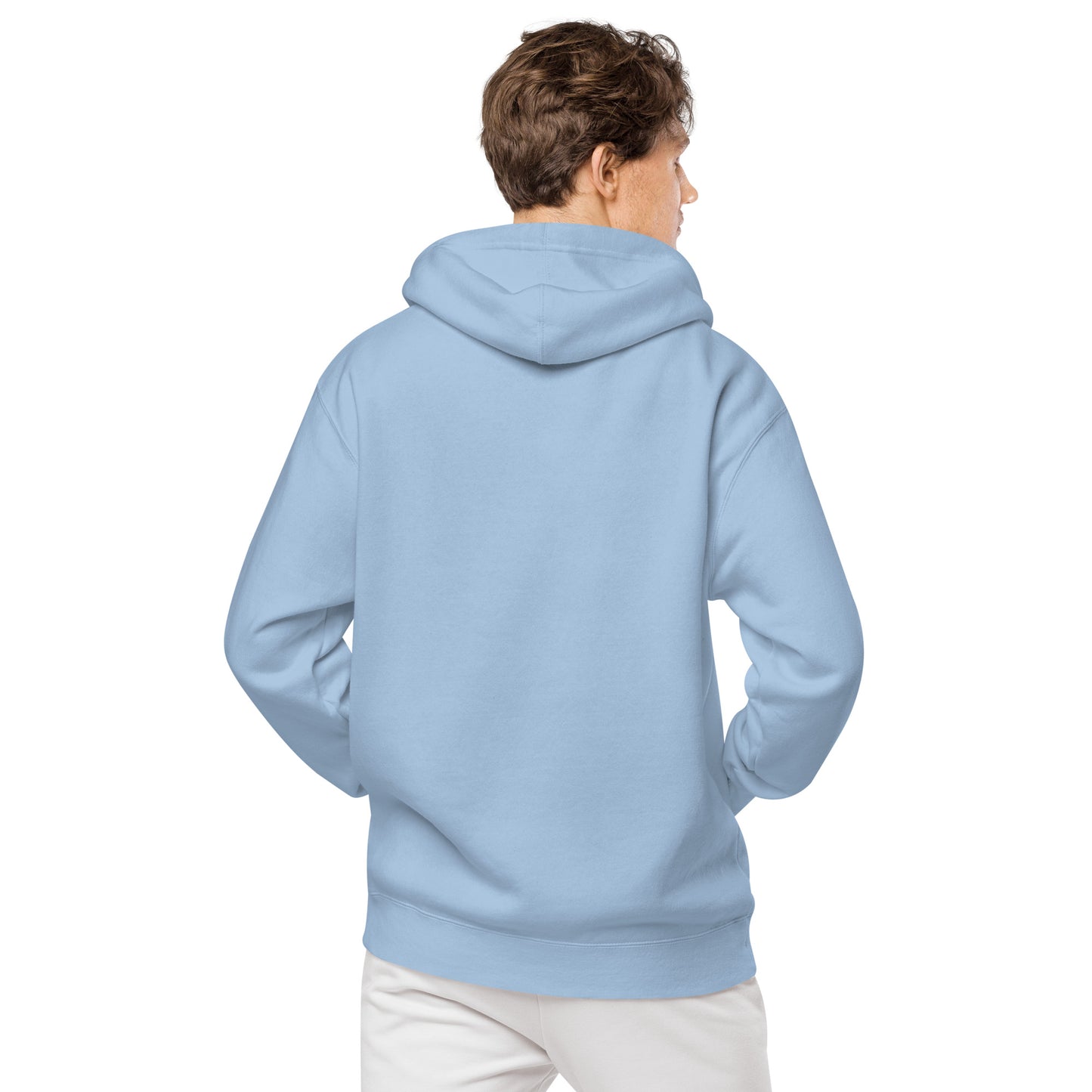 OFFICIAL BIRD DAD -BLUE Unisex pigment-dyed hoodie