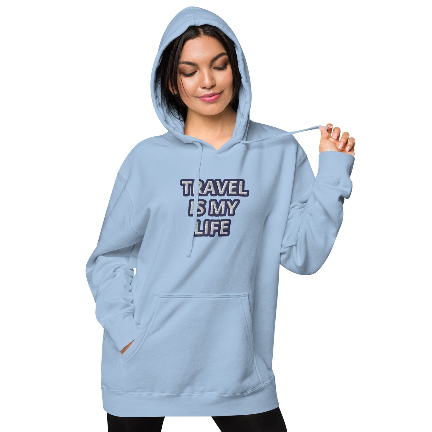 TRAVEL IS MY LIFE-----LUXURY BLUE Unisex hoodie