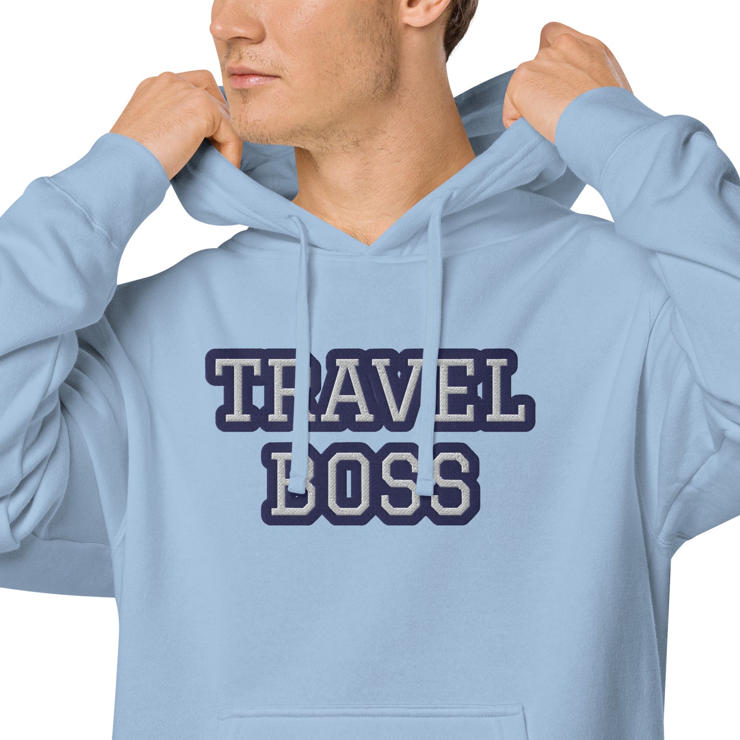 TRAVEL BOSS---LUXURY BLUE Unisex HOODIE