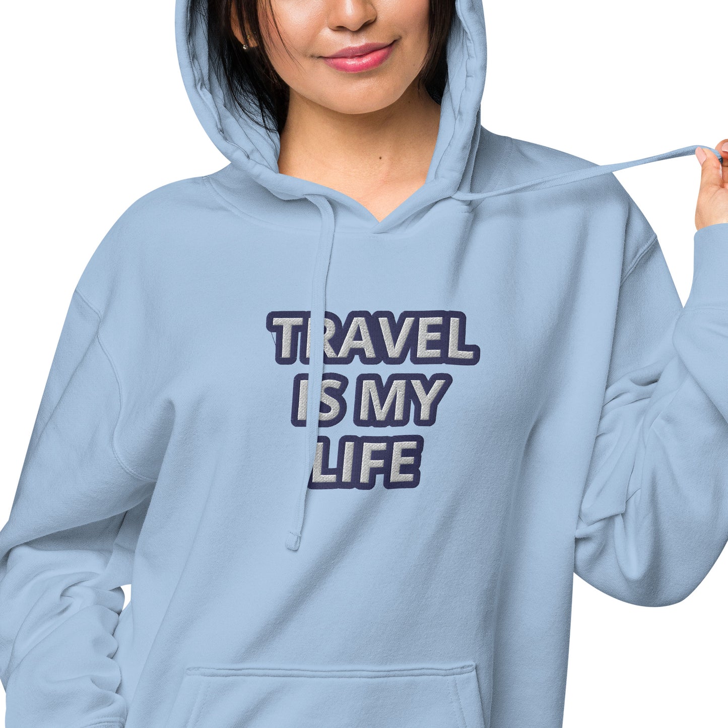 TRAVEL IS MY LIFE-----LUXURY BLUE Unisex hoodie