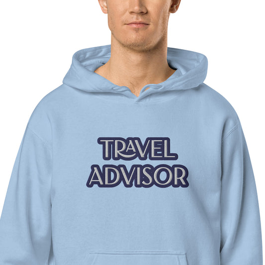 TRAVEL ADVISOR---LUXURY BLUE Unisex HOODIE