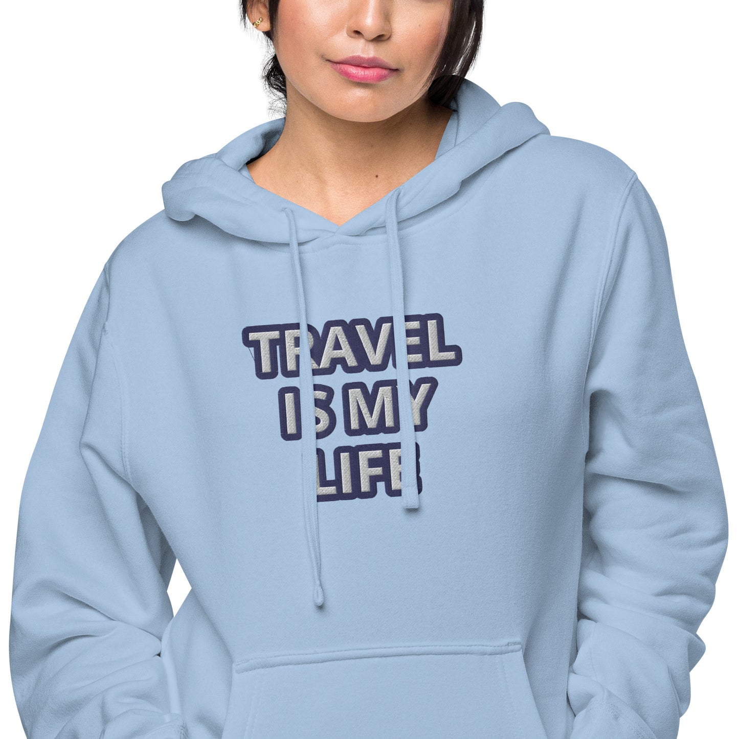 TRAVEL IS MY LIFE-----LUXURY BLUE Unisex hoodie