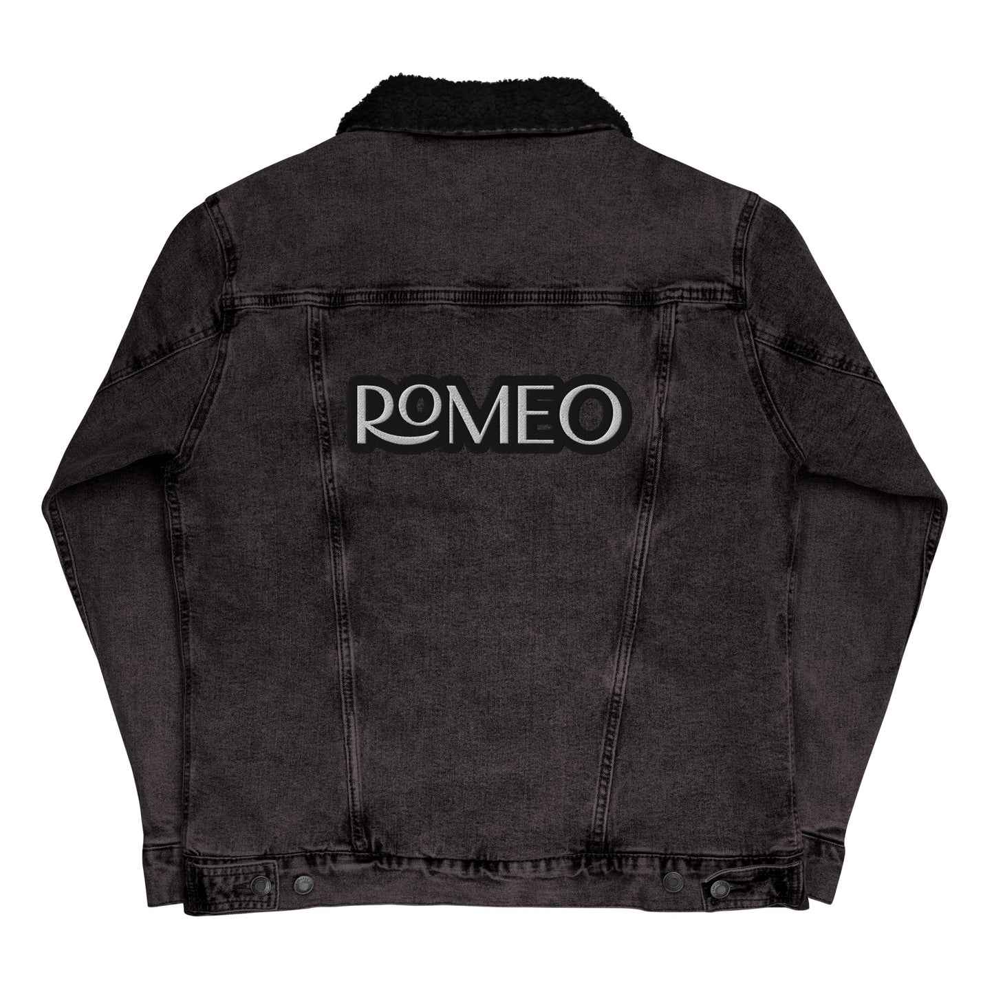 ROMEO Unisex denim sherpa jacket