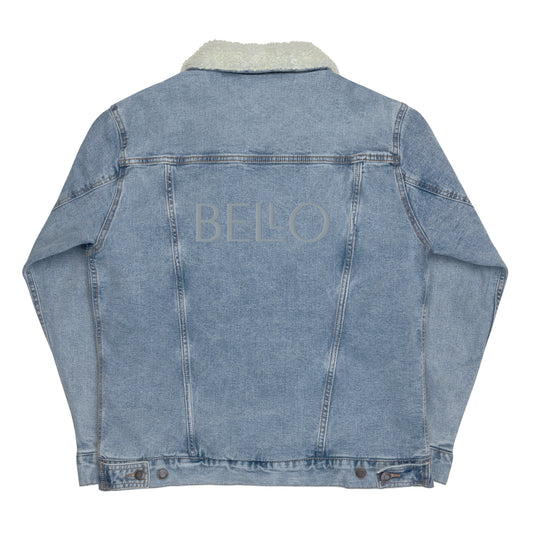 BELLO  Unisex denim sherpa jacket