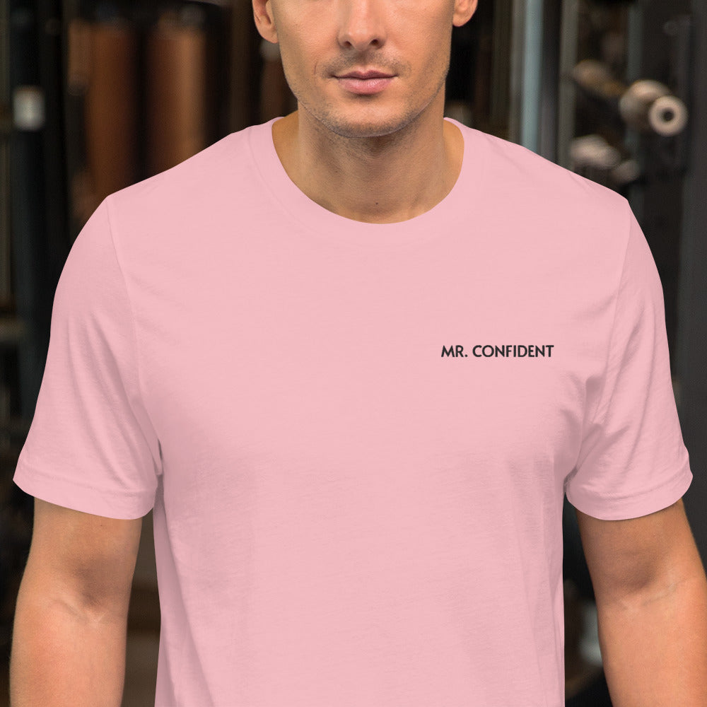 MR. CONFIDENT PINK Unisex t-shirt