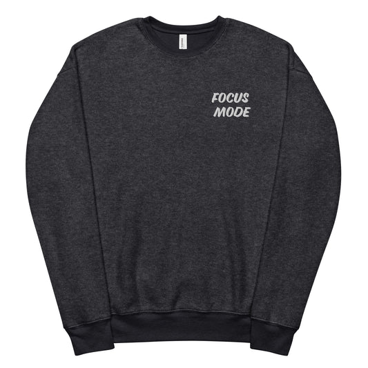 FOCUS MODE CHOOSE A COLOR BLUE OR BLACK Unisex sueded fleece sweatshirt