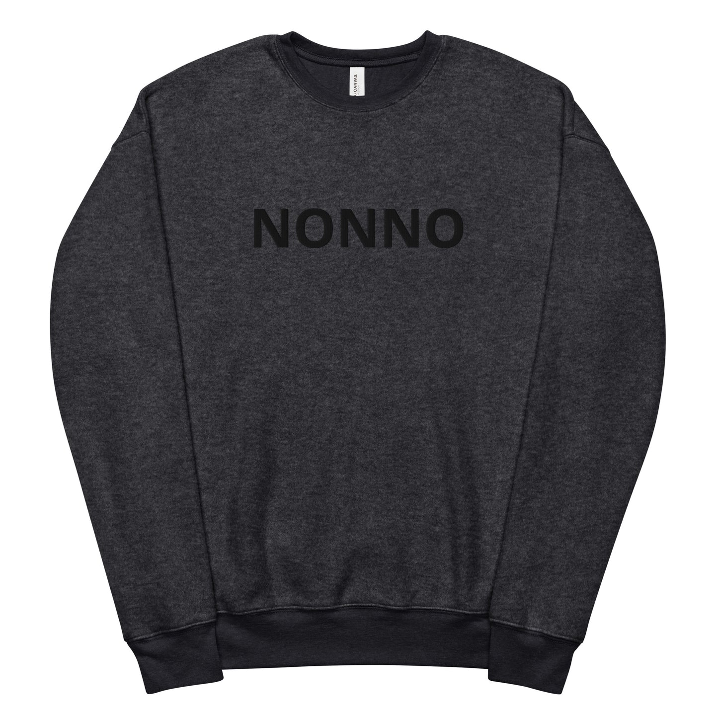 NONNO Unisex sueded fleece sweatshirt