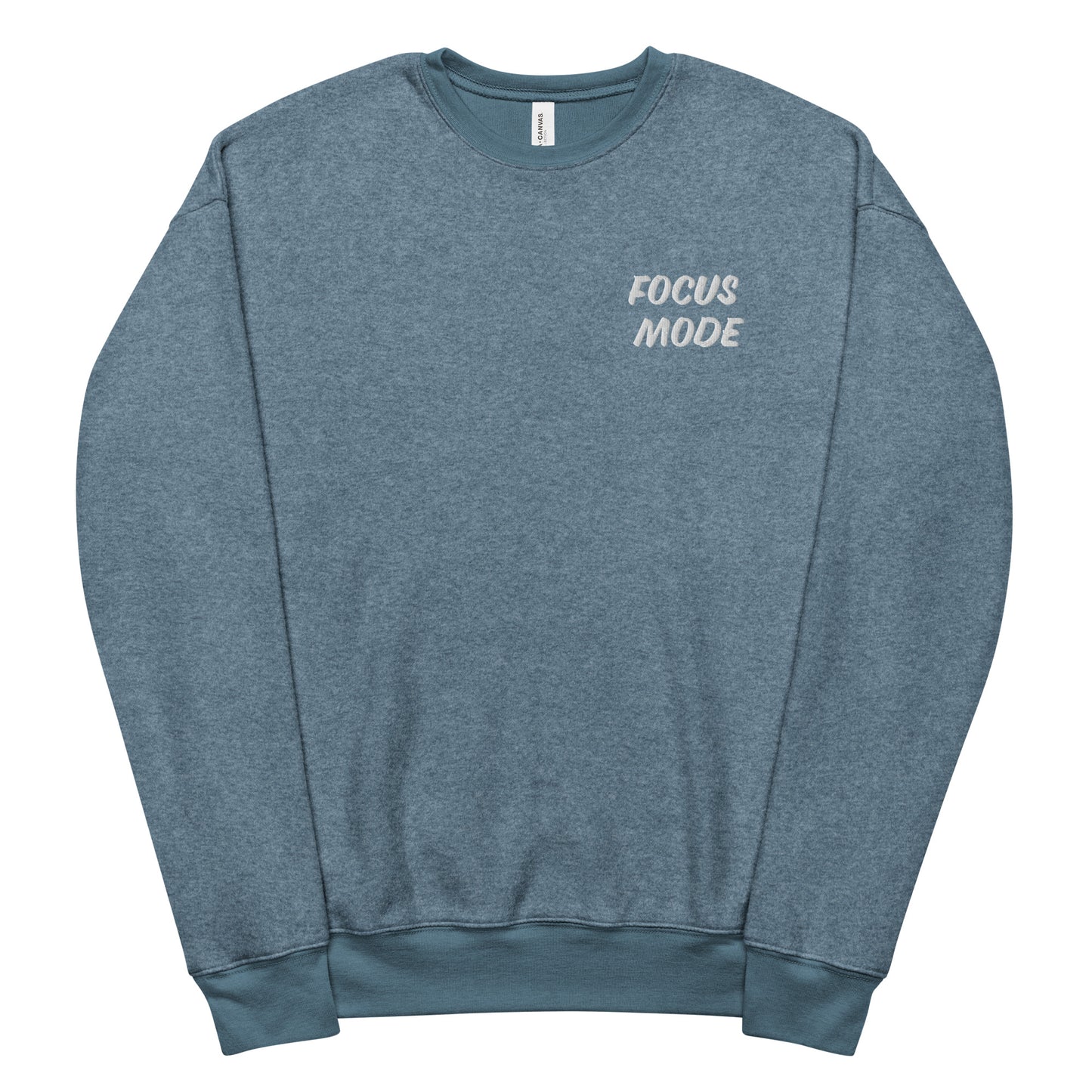 FOCUS MODE CHOOSE A COLOR BLUE OR BLACK Unisex sueded fleece sweatshirt