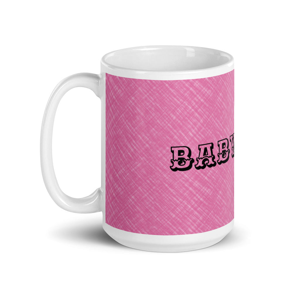 BABY DOLL --White glossy mug