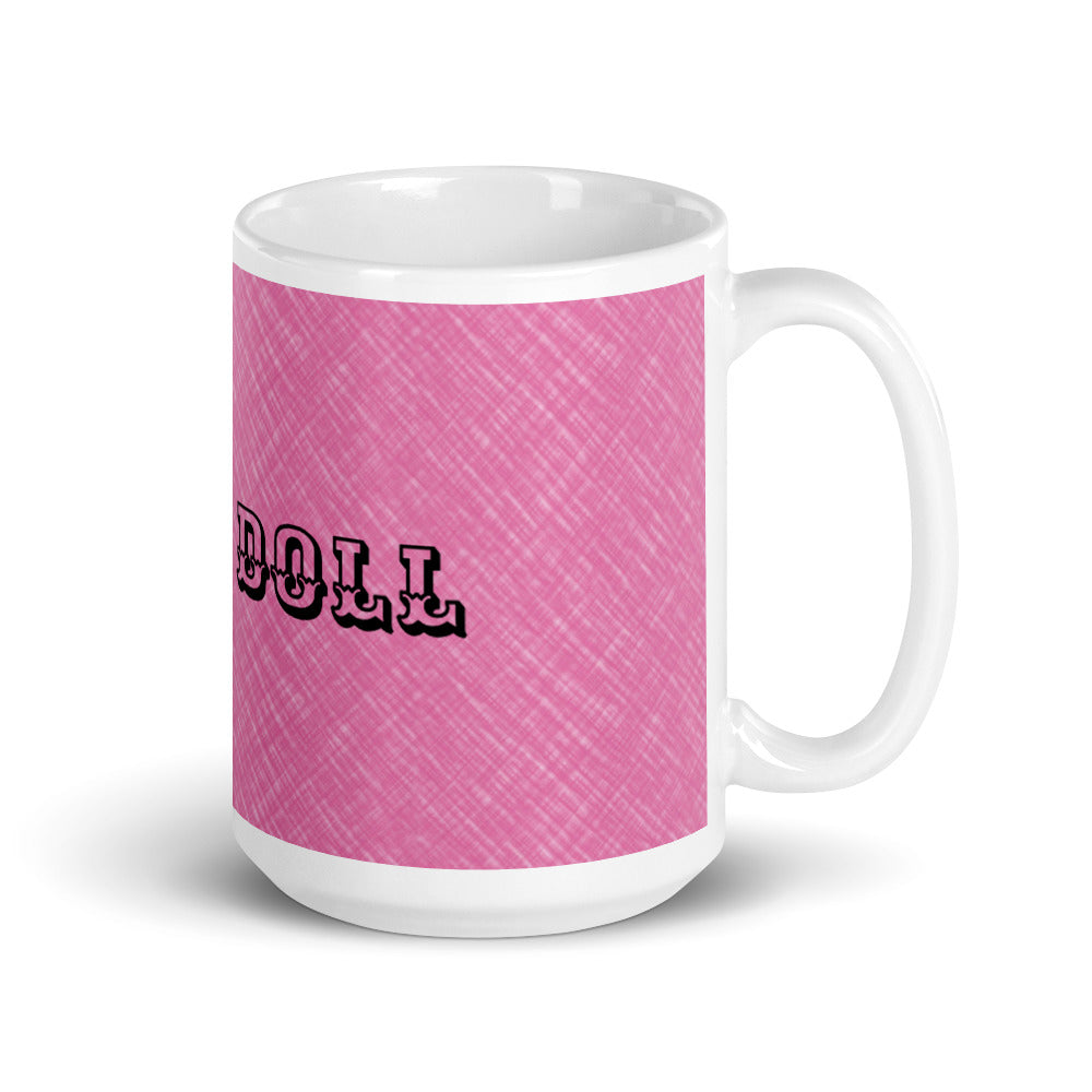 BABY DOLL --White glossy mug