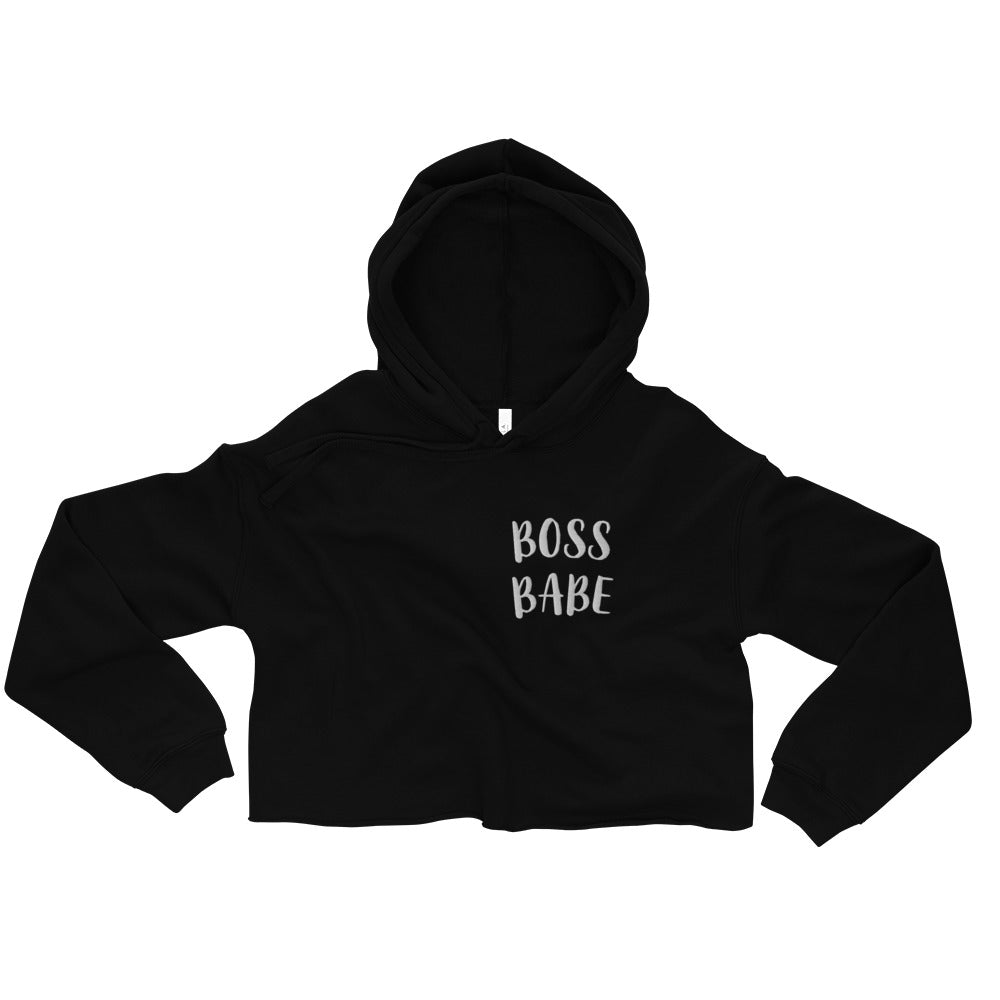 BOSS BABE Crop Hoodie