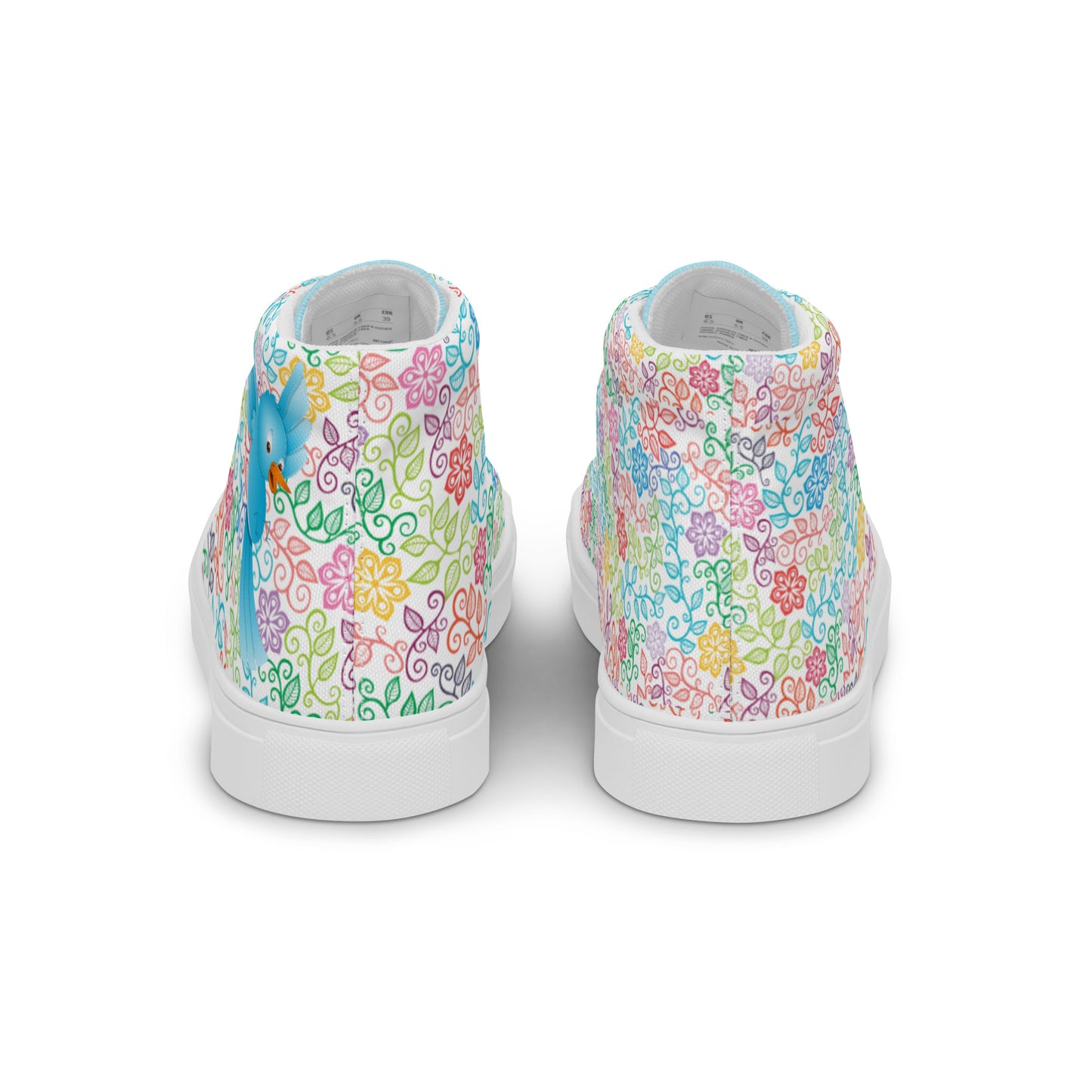 Women’s high top canvas shoes