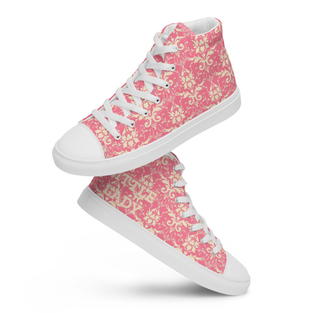 LITTLE LADY-Women’s high top canvas shoes