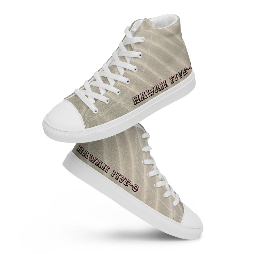 HAWAII FIVE-O Women’s high top canvas shoes