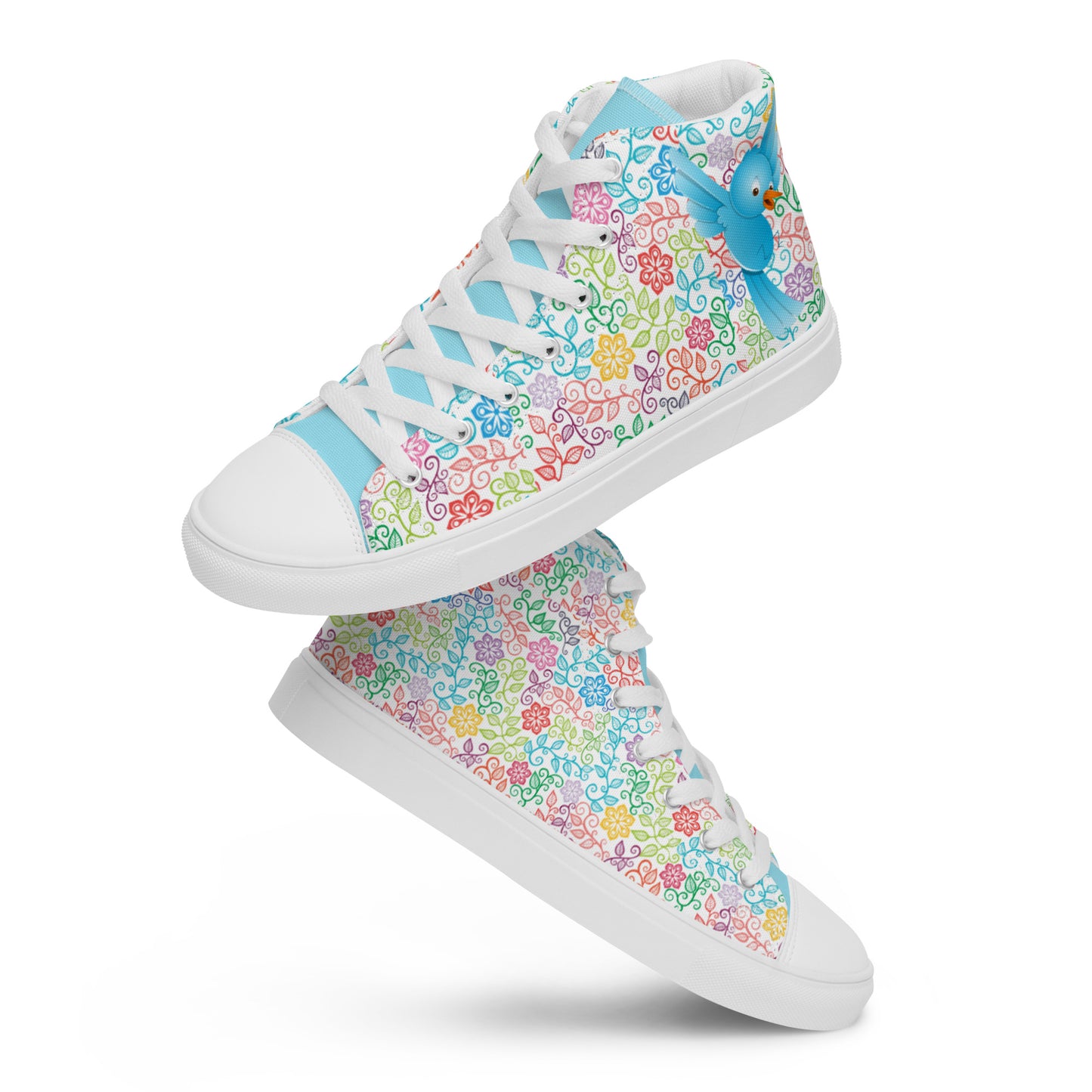 Women’s high top canvas shoes