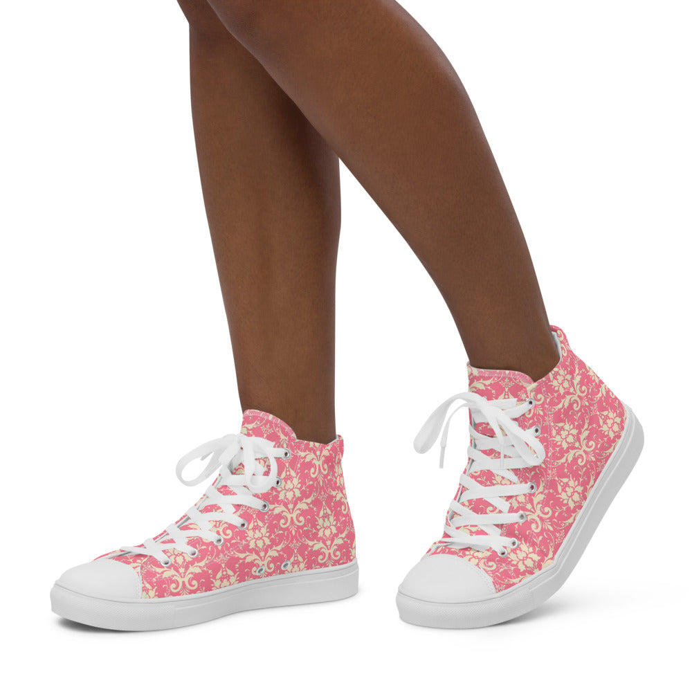 LITTLE LADY-Women’s high top canvas shoes