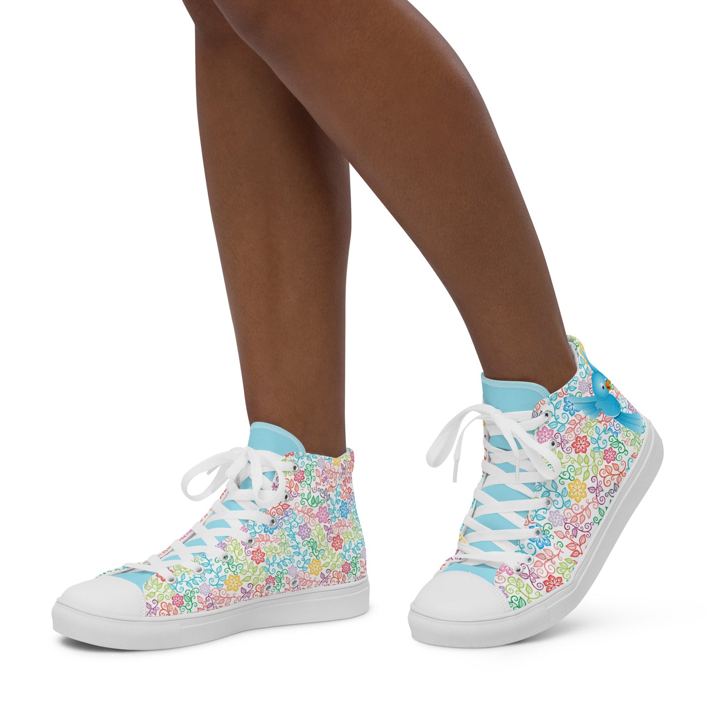 Women’s high top canvas shoes