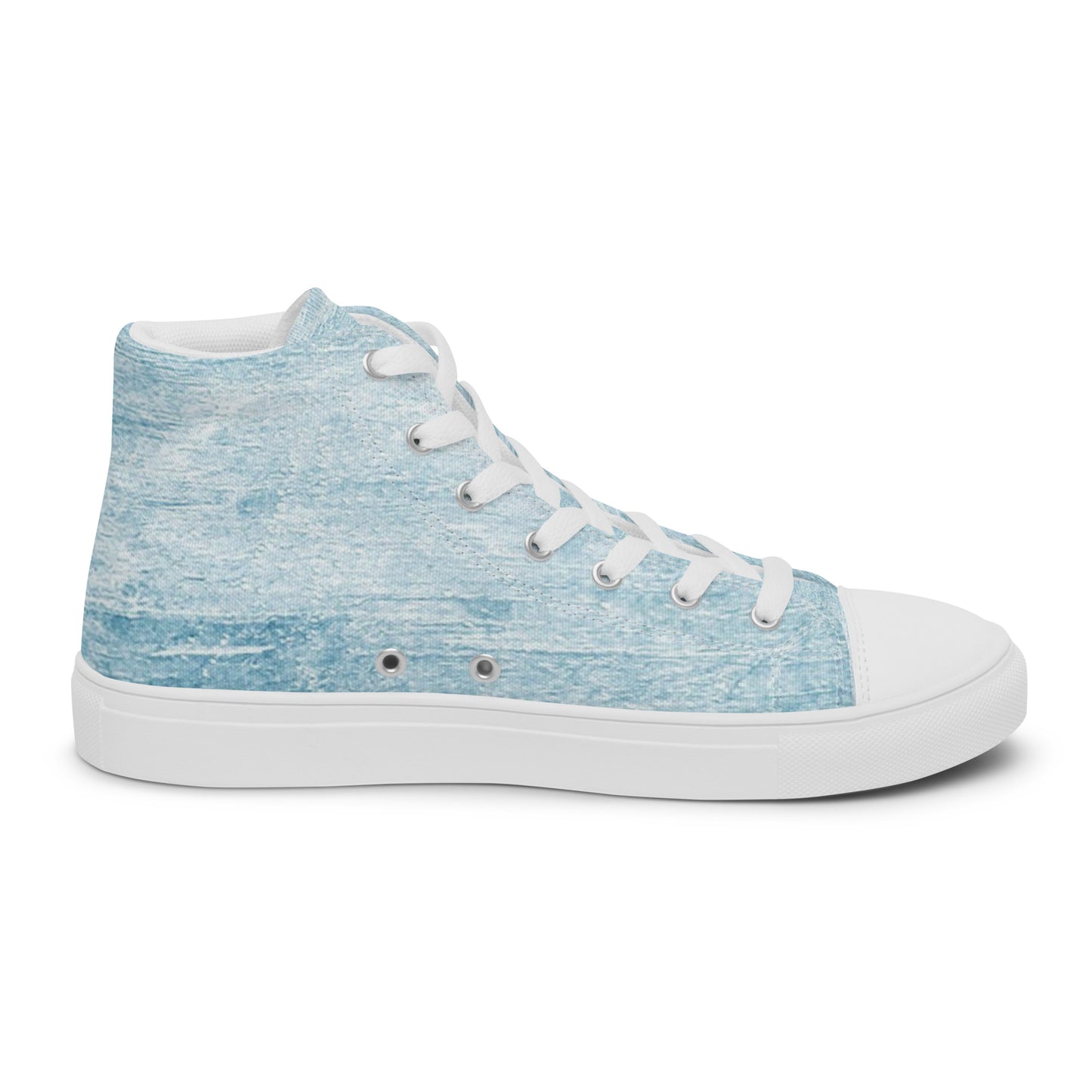 SOMETHING BLUE FOR YOUR WEDDING! OR PROM Women’s high top canvas shoes