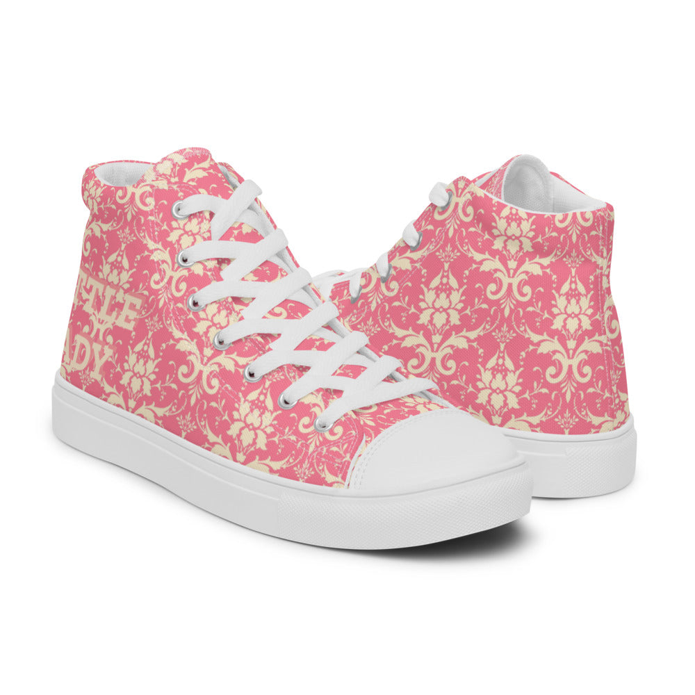 LITTLE LADY-Women’s high top canvas shoes