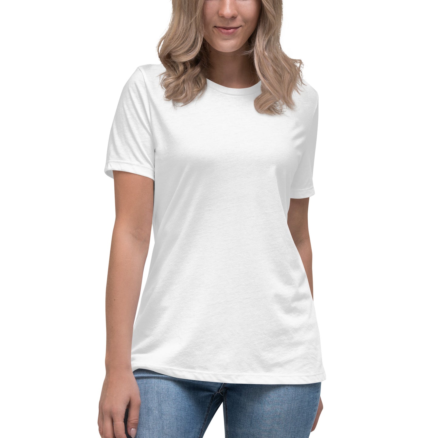 AUSSIE GIRL---WRITING ON WHITE----Women's Relaxed T-Shirt