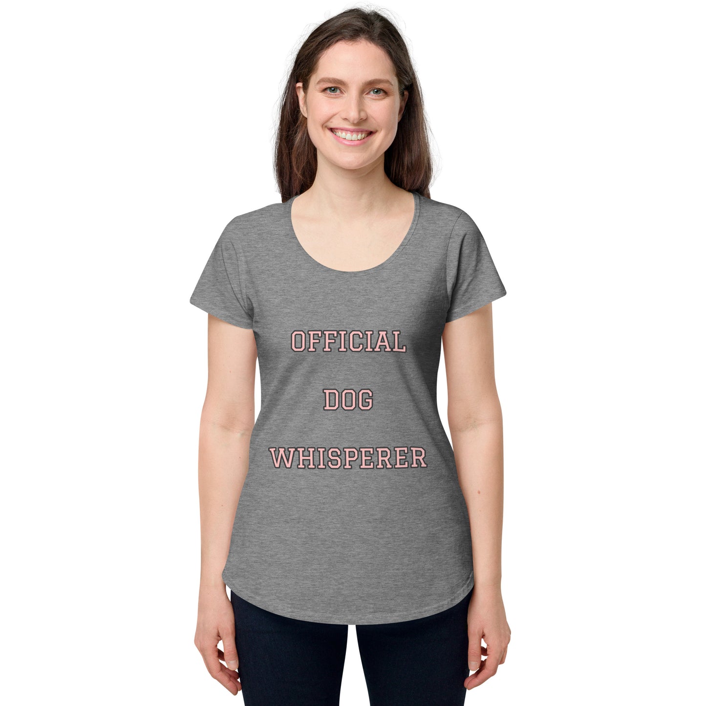 OFFICIAL DOG WHISPERER-Women’s round neck tee-AUSTRALIA-NEWZEALAND ONLY