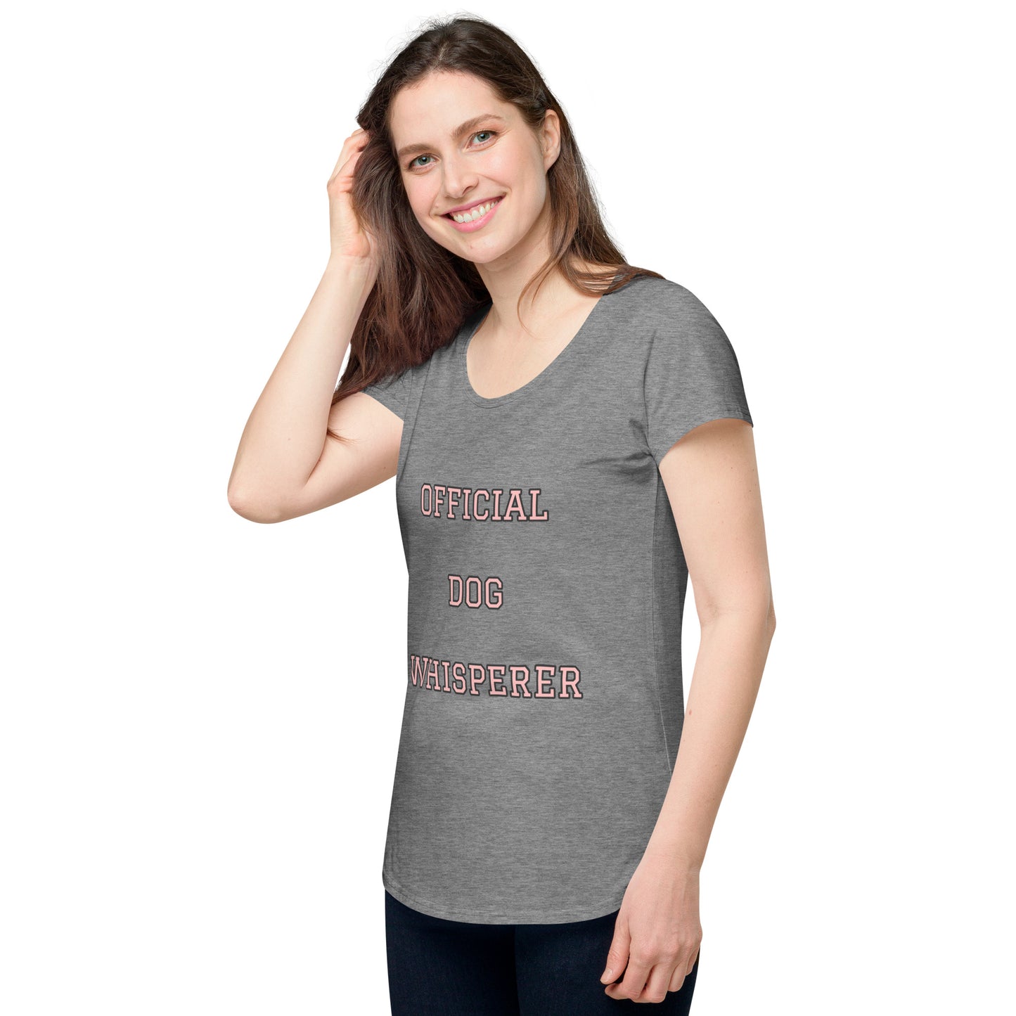 OFFICIAL DOG WHISPERER-Women’s round neck tee-AUSTRALIA-NEWZEALAND ONLY