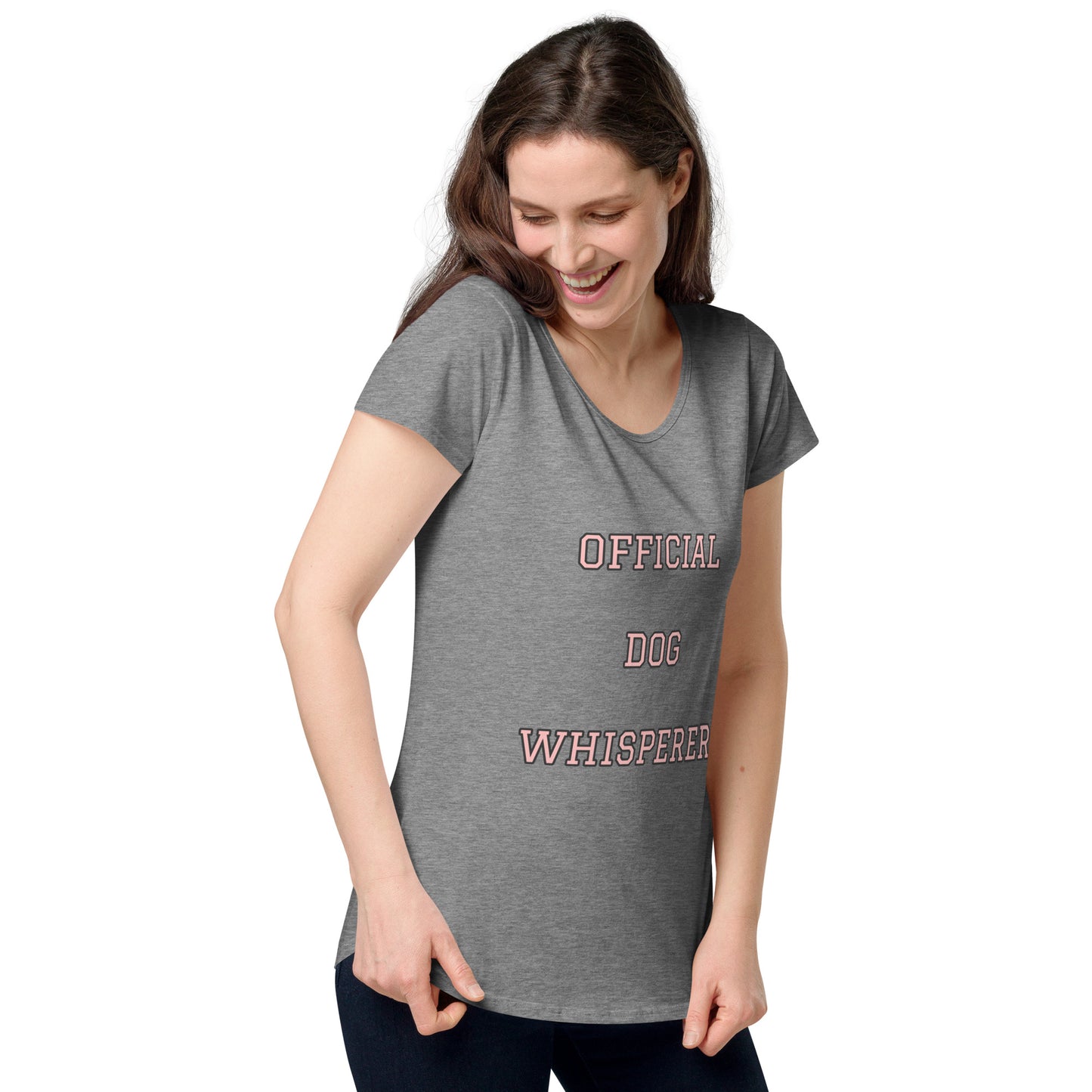 OFFICIAL DOG WHISPERER-Women’s round neck tee-AUSTRALIA-NEWZEALAND ONLY