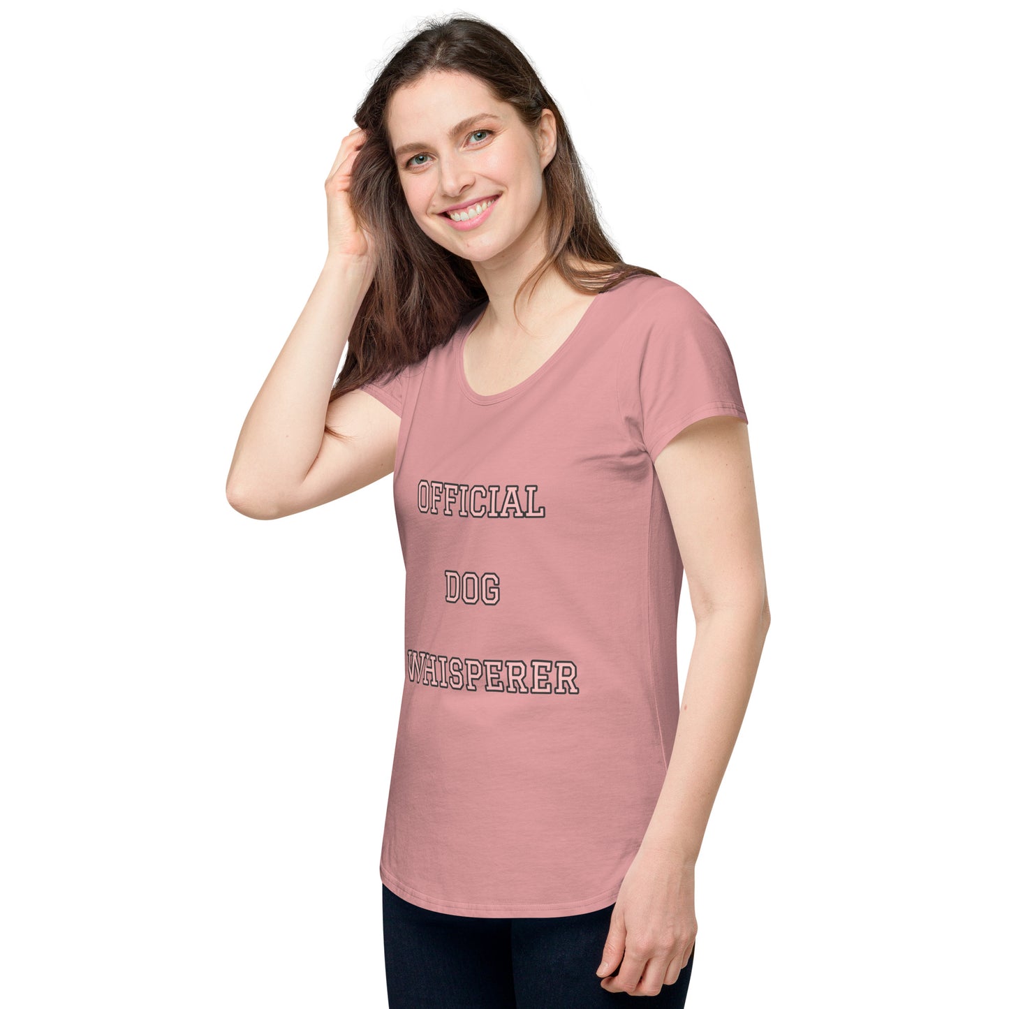 OFFICIAL DOG WHISPERER-Women’s round neck tee-AUSTRALIA-NEWZEALAND ONLY