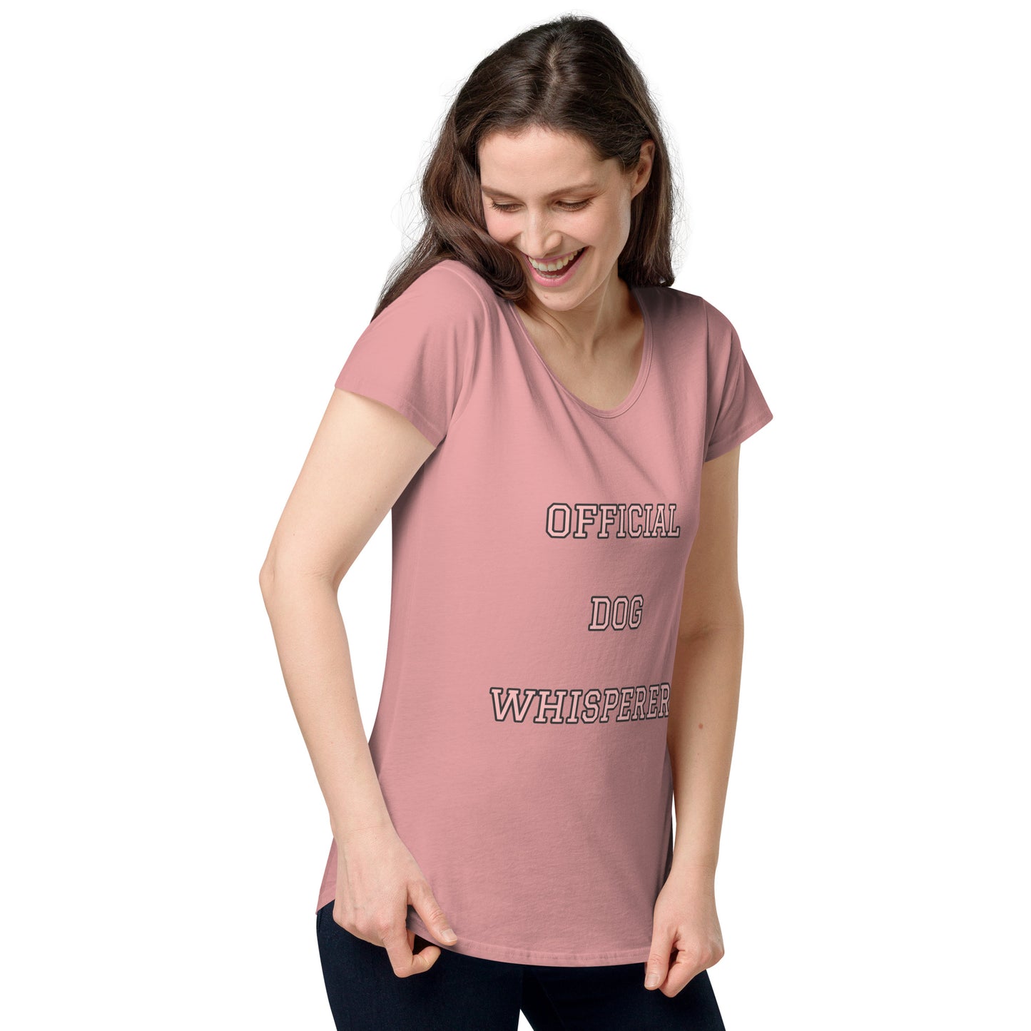 OFFICIAL DOG WHISPERER-Women’s round neck tee-AUSTRALIA-NEWZEALAND ONLY