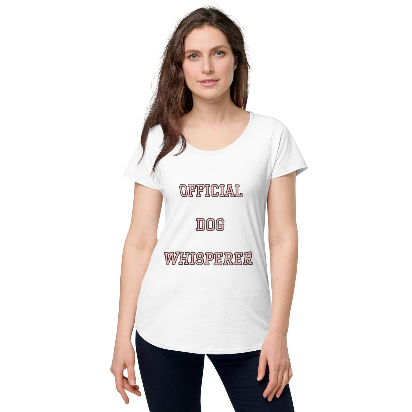 OFFICIAL DOG WHISPERER-Women’s round neck tee-AUSTRALIA-NEWZEALAND ONLY