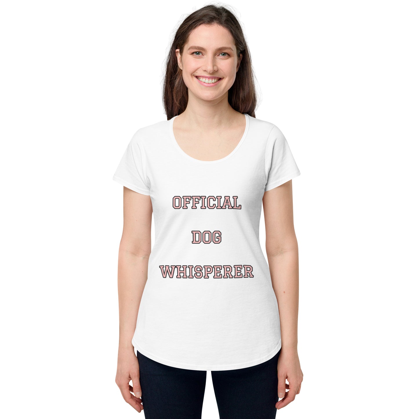 OFFICIAL DOG WHISPERER-Women’s round neck tee-AUSTRALIA-NEWZEALAND ONLY