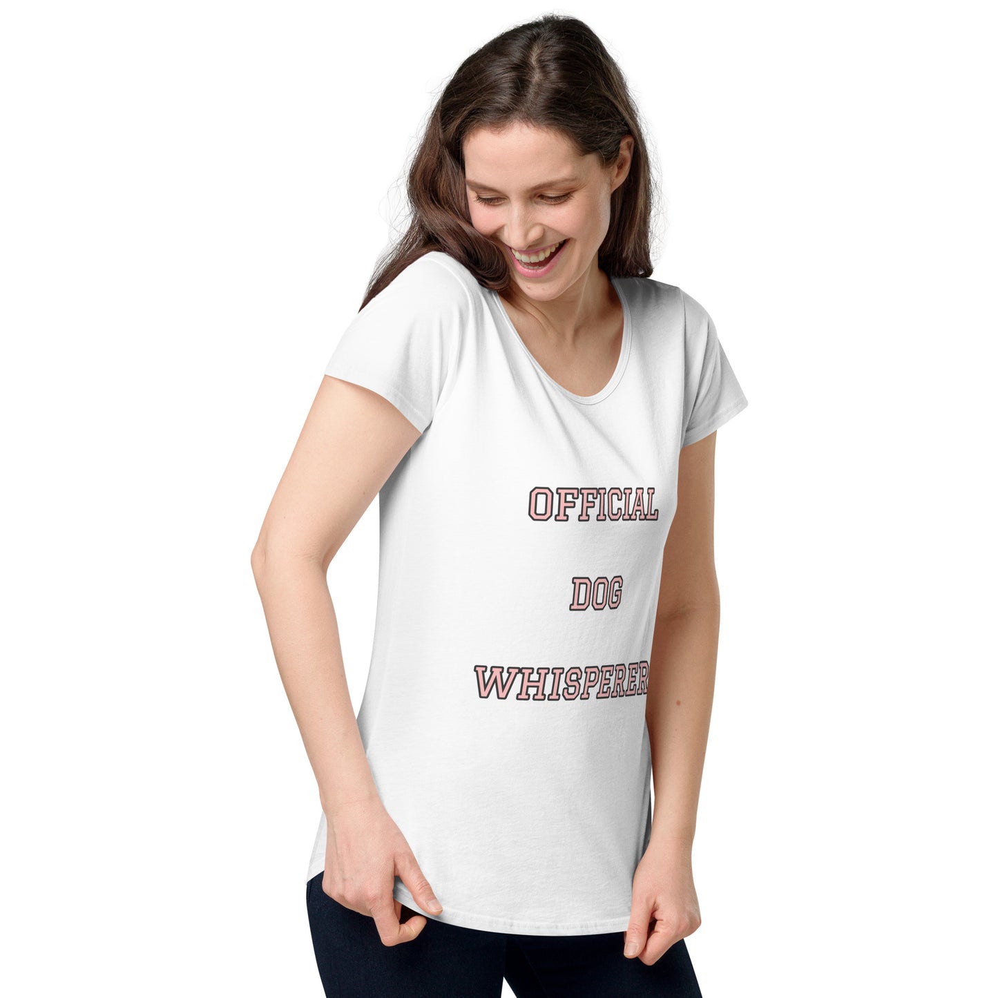 OFFICIAL DOG WHISPERER-Women’s round neck tee-AUSTRALIA-NEWZEALAND ONLY