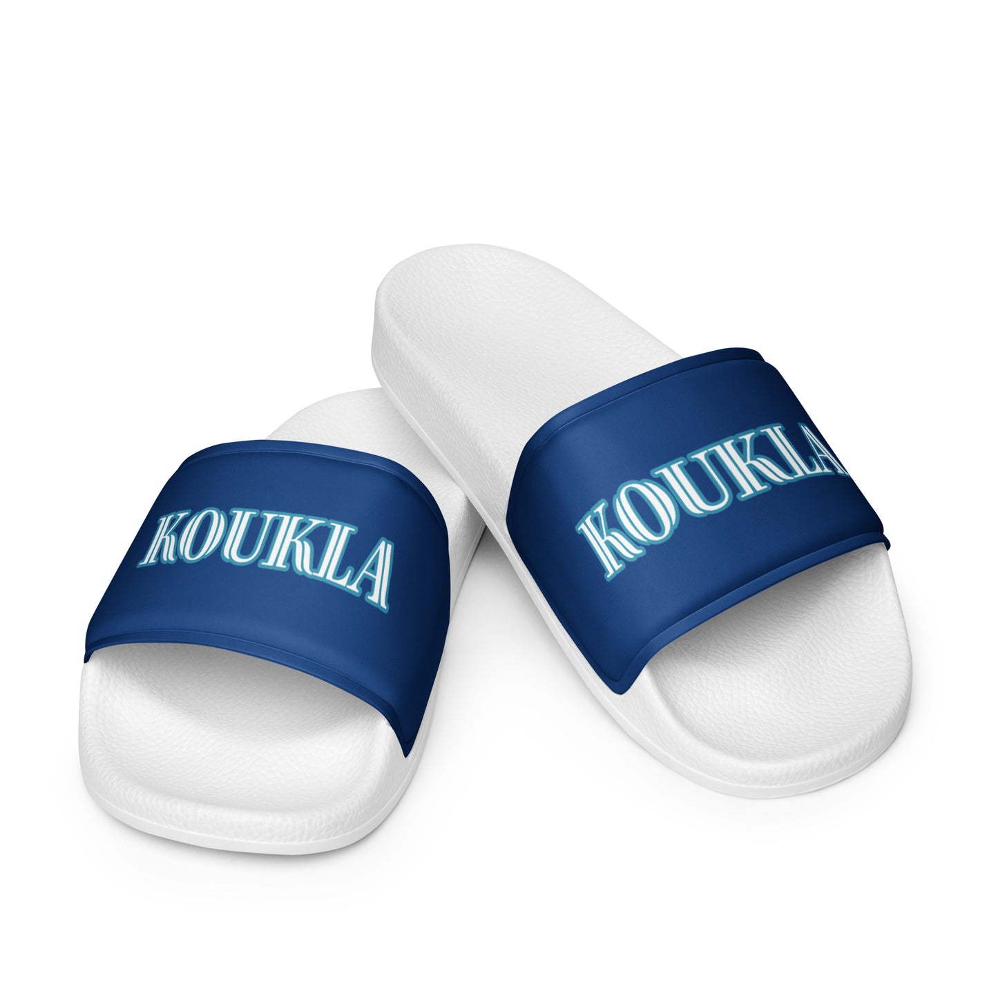 KOUKLA meaning is in GREEK (DOLL) Women's slides