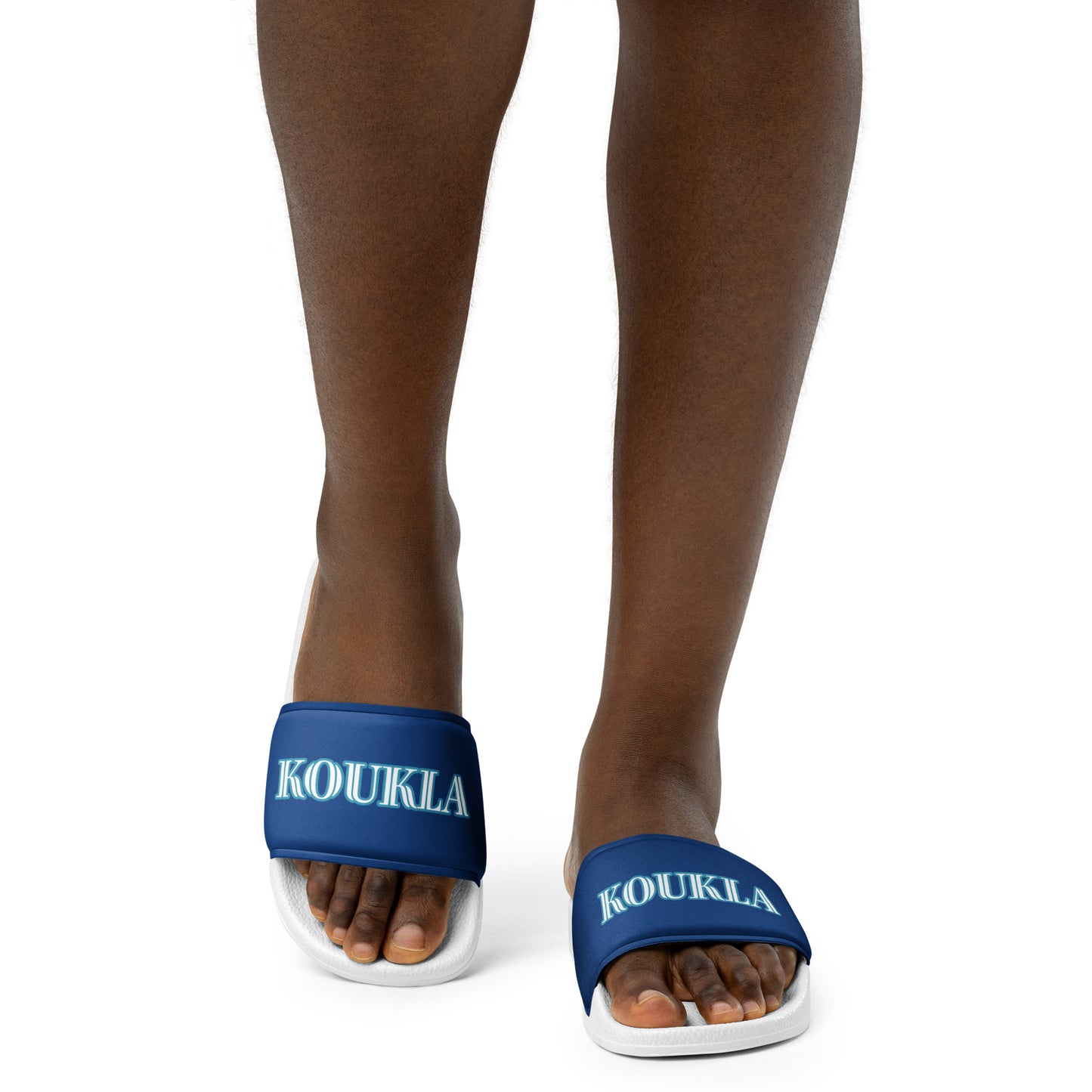 KOUKLA meaning is in GREEK (DOLL) Women's slides